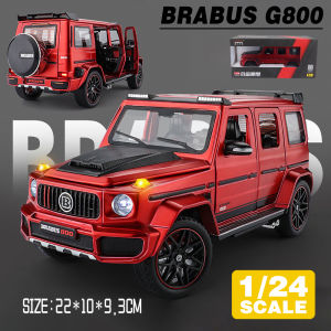 LEO 1:24 Brabus G800 Metal Diecast Alloy Toy Car Model Trucks For Kids Toys Vehicles Hobbies Collection
