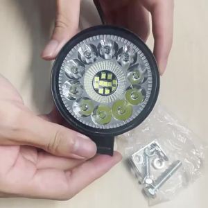 Car LED Work Light Private Model 3 Inch round 21LED Flood Lighting Auxiliary Light Off-Road Vehicle Modified Light