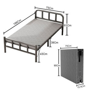 Giường gấp gọn thông minh ( KHÔNG ĐỆM) gọn nhẹ NIKITA chắc chắn giá rẻ cho người dùng - Mẫu mới 2025