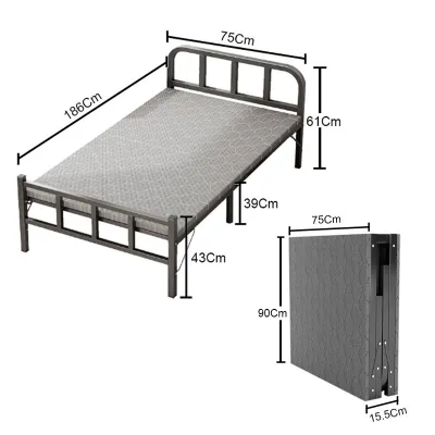 Giường gấp gọn thông minh ( KHÔNG ĐỆM ) NIKITA Gọn nhẹ chắc chắn giá rẻ cho người dùng - Mẫu mới 2024 - BH 12T