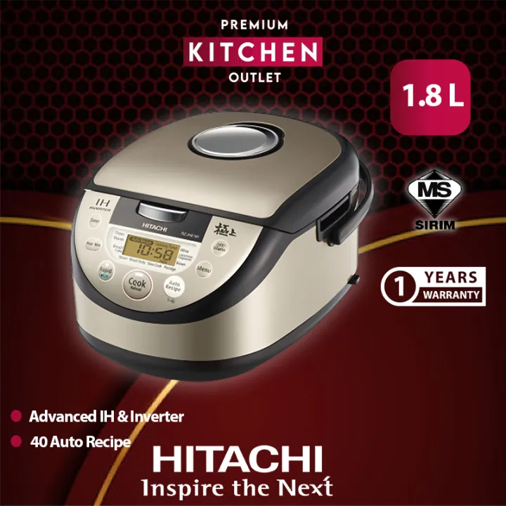 Hitachi Rice Cooker IH Series (1.8L) RZ-JHE18Y Rice Cooker Rice Cooker ...