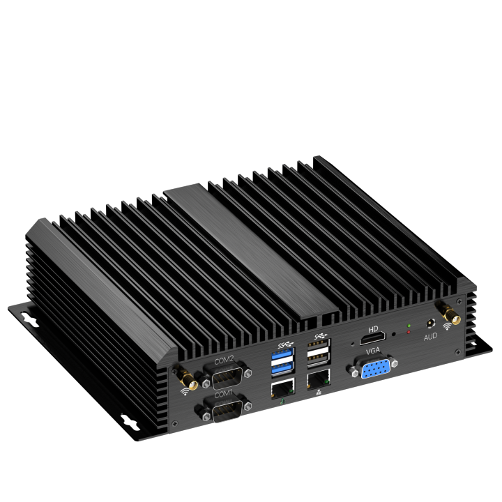 Generation fanless Industrial PC 6 * RS232 COM i7-1165G7 32gmemory 2 ...