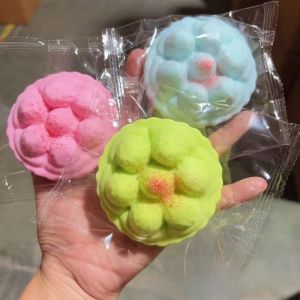 Cute Squishy Bread Butter Toast Squeezable Toys Fidget Sensory Toy for Adults Stress-relieving Tools Birthday Favors