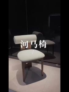 Dining Chair Only Dining Stool Chair Internet Celebrity Makeup Chair Soft Bag Art High-End Minimalist 26dian Kitchen Chair Bar Stool High Chair