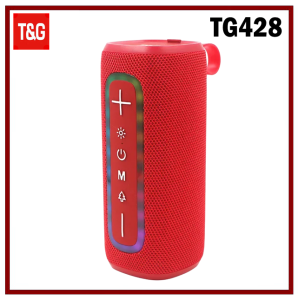 T&G TG428 TWS Portable Bluetooth V5.3 Wireless Big Sound RGB Colorful Light Splashproof Multi Function Speaker
