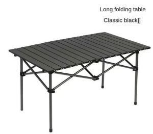In Stock 120cm Large Camping Table Picnic Table Foldable Table Outdoor Folding Table Portable Table Camping Picnic Table Camping Table Beach Wooden Camping Equipment