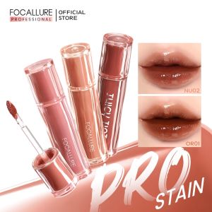 FOCALLURE Pro Mirror Dewy Lip Tint Gloss Rich Non-Stick Cup Moisture Light Clear Non-Sticky