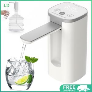 COD [Free Shipping] Smart Power Water Pump with Digital Screen for 2-5 Gallon Water Dispenser Automatic Pump Foldable Spout and LED Display