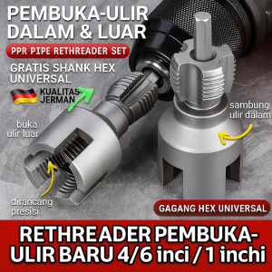 【COD】Model Baru Pembuka Pipa Air PPR Dengan Ulir Dalam Dan Luar Tipe 4/6 Alat Pemotong Ulir Pipa PVC Alat Pembuat Ulir Pipa Cocok Untuk Bor Listrik