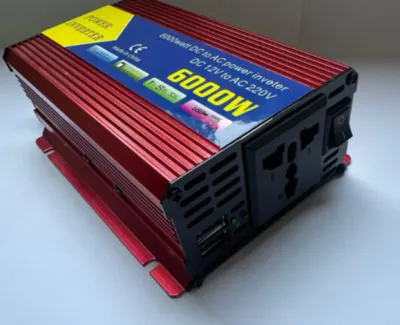 อินเวอร์เตอร์12v เวอร์เตอร์เพียวซายแท้ 6000Ｗ รุ่น12v to 220v ตัวแปลงไฟDC เป็น AC ตัวแปลงไฟรถ pure sine wave inverter