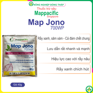 Thuốc Trừ Sâu Map Jono 700WP – Rầy xanh sâu xám – Cả đám chết chung (Gói 40g)