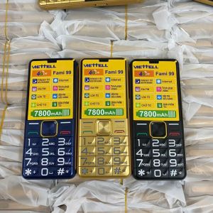 Điện Thoại Người Già Viettell Fami 99 chuẩn sóng 4G Fullbox - Sóng Khỏe -  BH 12 tháng