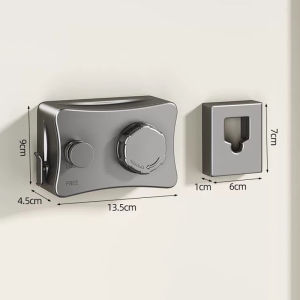 Baokemo Wall mounted invisible retractable clothesline with adjustable non sagging laundry line clothes hanger storage rack