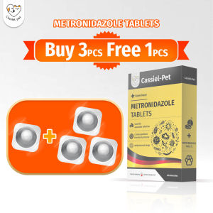 Cassiel Pet Dogs And Cats Antibiotic For Skin Stomach Oral Infection Pet Diarrhea Problem Metronidazole 1 TABLET