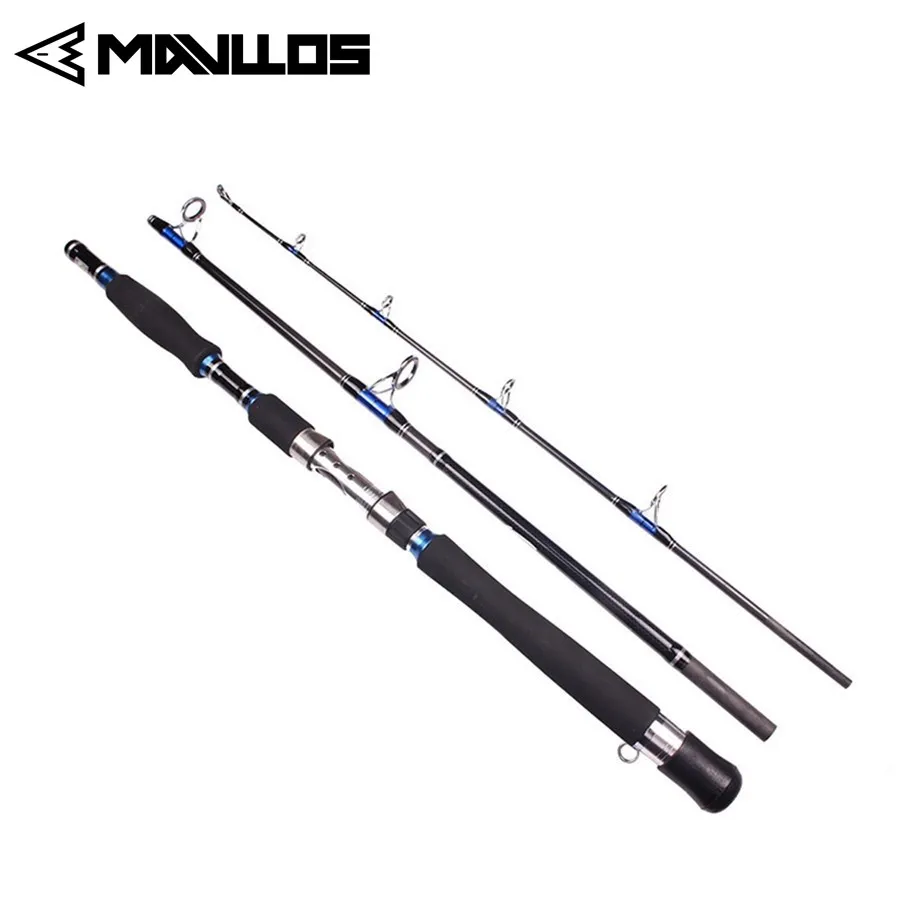 Mavllos RAPTOR Max Drag 30KG MH Superhard Saltwater Jigging Fishing Rod  1.8m Lure Weight 80-250g Carbon Boat Jigging Spinning Fishing Rod Pole