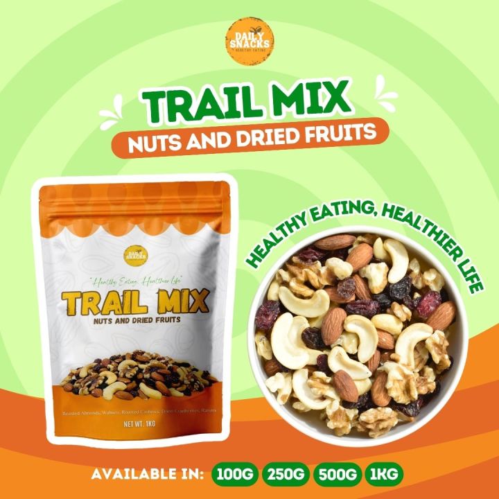Daily Snacks Trail Mix Nuts and Dried Fruits | Lazada PH