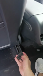 Ghế sau đường ray trượt cao su mềm chống đá cắm bảo vệ thích hợp cho xe 3/Y nội thất xe hơi Chức năng phụ kiện 4pcs