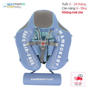 Phao bơi cho bé hiệu Mambobaby chống lật không bơm hơi phù hợp cho bé sơ sinh từ 6kg đến 18kg