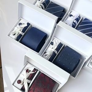 8cm Fashion Ties Classic Paisley Flower Jacquard Woven Silk Feel Mens Tie Neckties Suit Accessories