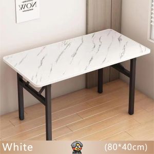 SUNOOM Folding Table Computer Desk Wooden Office Desk Thickened Table Bedroom Furniture