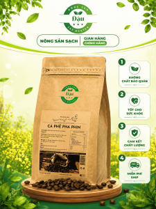 Cà Phê Bột Robusta Rang Mộc Đắk Lắk 500g Ca Phê Pha Phin Truyền Thống Nguyên Chất Đắng Đậm Thơm Nồng