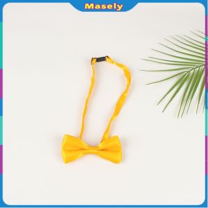 Masely Kids Bow Ties Adjustable Pre Tied Bowtie for Wedding Party 10 x 5 cm for Boys & Girls