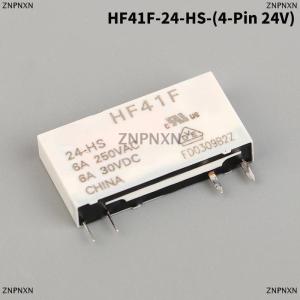 [COD] ZNPNXN รีเลย์ไฟฟ้าย่อยรีเลย์อุตสาหกรรม HF41F-24-HS HF41F-12-HS HF41F-12-ZS HF41F-24-ZS HF41F 41F
