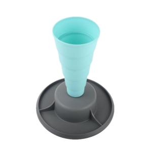 Space Saving Piping Bag Holder Stand Foldable Design with Storage Tray Organizers For Cake Decorating Baking Accessories