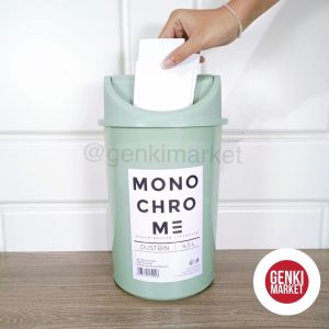 Tempat Sampah Indoor Technoplast Monochrome Dustbin 45 Liter Genki Market