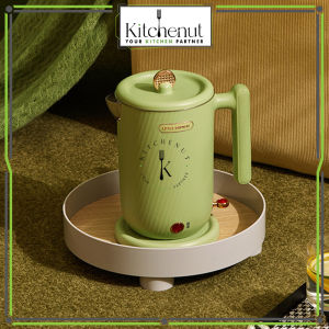 Kitchenut 1.2L Little Pumpkin Electric Kettle With Smart Protection Cerek Elektrik Water Heater