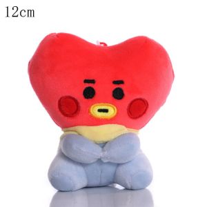 Cartoon Korea BT21 Plush Toy Cute Soft Anime Doll Keychain CHIMMY COOKY KOYA BTS Dolls Baby Adult Gift
