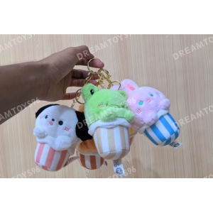 Keychain Cupcake Bag Charm Gantunga Kunci Cupcake Ganci Aksesoris Tas