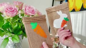 Happy Easter Bunny Garland Easter Party Decoration Easter Egg Shape Bunting Banner Birthday Party Supplies