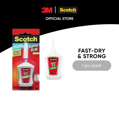 3M™ Scotch® Super Glue No Run Gel 1 pc/pack 4 g/pc For wood metal plastic ceramic