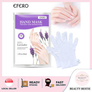 [TOP SELLING ITEMS] *3 PAIRS* *EFERO* Lavender Hand Mask (40ML X3) – Moisturizing Softening Anti-Aging Nourishing Hand Treatment Hydrating Hand Care - 100% AUTHENTIC BY BEAUTY BESTIE