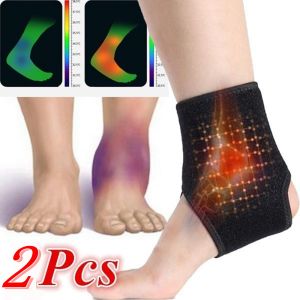 【Ready Stock/COD】1 Pair Hot Sale Arthritis Magnetic Therapy Compression Straps Brace Wrap Belt Ankle Support