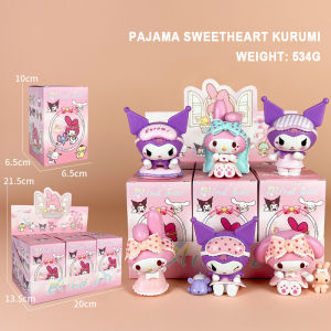 6PCS Set Sanrio Kuromi Blind Box Dessert Notes Series Action Figure Doll Surprise Box Cute Model Anime Figures Collection Toy Doll Surprise Bag Cute Desktop Ornament 库洛米 盲盒