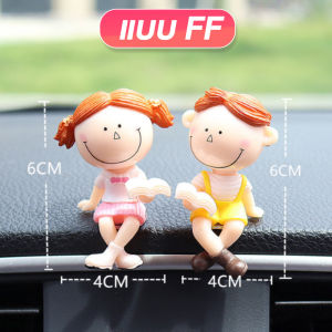 ตุ๊กตาหน้ารถ (13แบบ) อุปกรณ์ตกแต่งภายในรถยนต์ ตุ๊กตาคู่รัก ตุ๊กตาคู่ คอนโซลกลาง เครื่องประดับรถยนต์ อุปกรณ์ตกแต่ง
