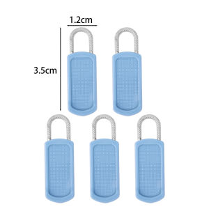 10pcs Replacement Zipper Head Tool-free Removable Zipper Puller for Luggage Schoolbag End Fit Rope Tag Clothing Zip Fixer Broken