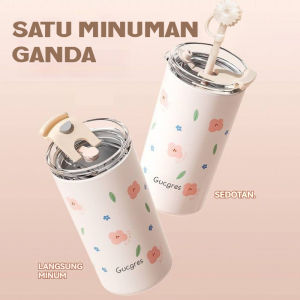 Cangkir Termos Stainless Steel Thermos Cup Tumbler Kopi Cup PBotol minum portabel stainless steel 500ml
