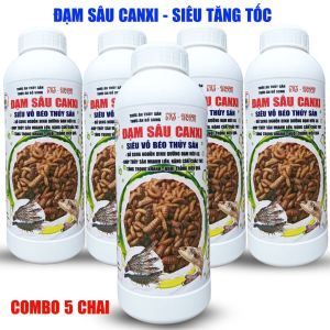 5 Chai ĐẠM SÂU CANXI Dinh Dưỡng Siêu Tăng Tốc Vỗ Béo Cho Lươn Ếch - Đạt Cân Nhanh