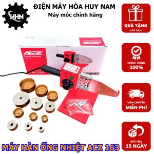 Bộ máy hàn ống nước dùng nhiệt ACZ 163 chính hãng 800W đầy đủ đầu hàn phi 20mm đến 63mm cho thợ điện nước