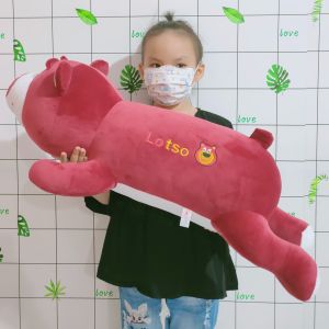 GẤU DÂU LOTSO SIZE LỚN VẢI MINISO CAO CẤP LÔNG MỊN CO GIÃN CHỐNG NHĂN AN TOÀN CHO BÉ