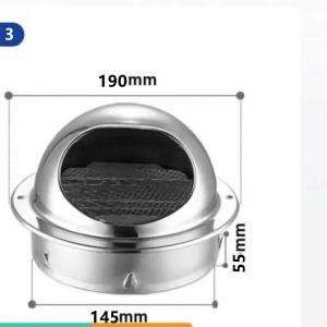 CODHousehold stainless steel air cap exhaust cap rain cap air outlet