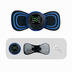 เครื่องนวดคอ 8 โหมด EMS บรรเทาอาการปวดกล้ามเนื้อกระดูกสันหลัง แผ่นนวดไฟฟ้า แผ่นนวดคอไฟฟ้า