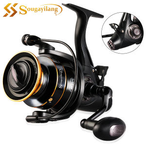 Sougayilang 11kg Drag 5000 7000 Series Stainless Steel Fishing Reel All-metal Front and Rear Brake Spinning Fish Wheel Carp Reel