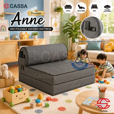 Cassa Anne 4-in-1 Foldable Sofabed Mattress