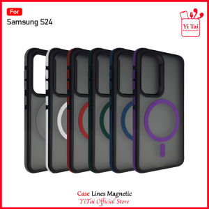 YITAI - YC49 Case Lines Magnetic Samsung S20 FE S21 FE S22 Ultra S23 S23 FE S23 Plus S24 S24 Plus S24 Ultra