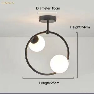 โคมไฟเพดาน เรียบง่าย สไตล์โมเดิร์น สําหรับตกแต่งเพดาน ห้องนั่งเล่น ห้องนอน