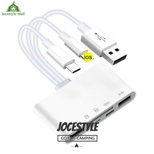 [Jocestyle Mall] 5-In-3 Memory Card Reader No APP Requires SD Card Reader Multi Smart Card Readers For iPhone PC Accessories